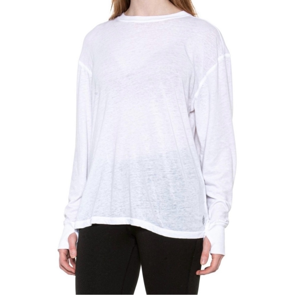 Free People Movement Keep Rolling Shirt Size L